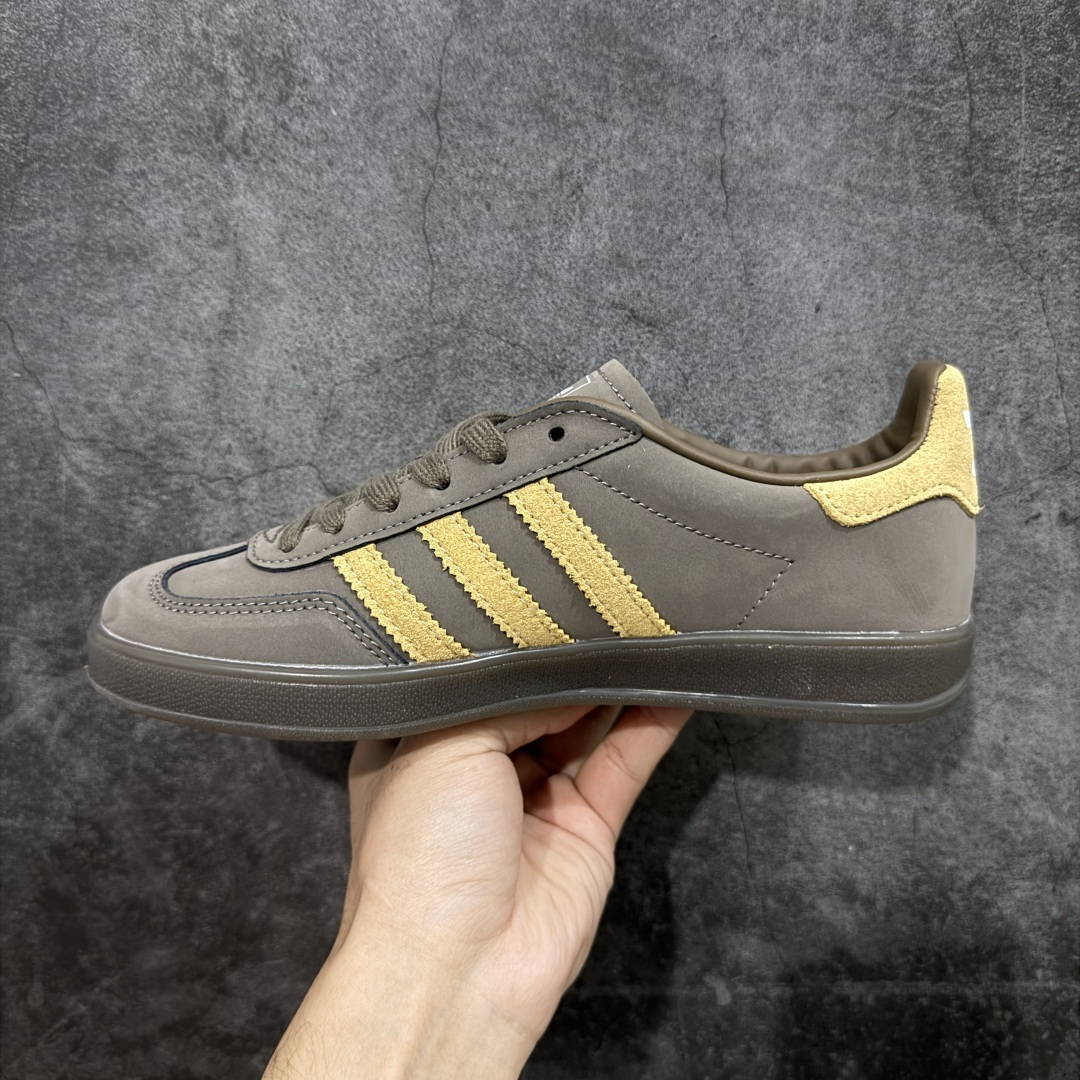 【纯原】Adidas Originals Gazelle Indoor 三叶草复古休闲防滑耐磨低帮板鞋货