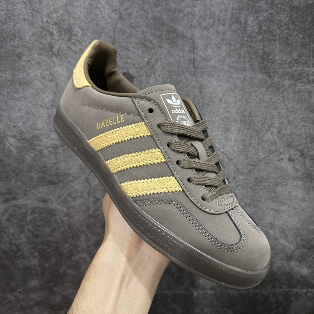 【纯原】Adidas Originals Gazelle Indoor 三叶草复古休闲防滑耐磨低帮板鞋货