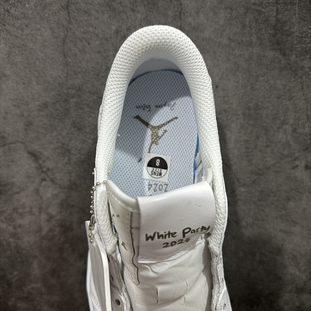 【纯原】Air Jordan 1 x Travis Scott AJ1 x TS联名纯白倒钩低帮 TD1