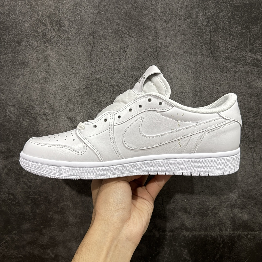 【纯原】Air Jordan 1 x Travis Scott AJ1 x TS联名纯白倒钩低帮 TD1