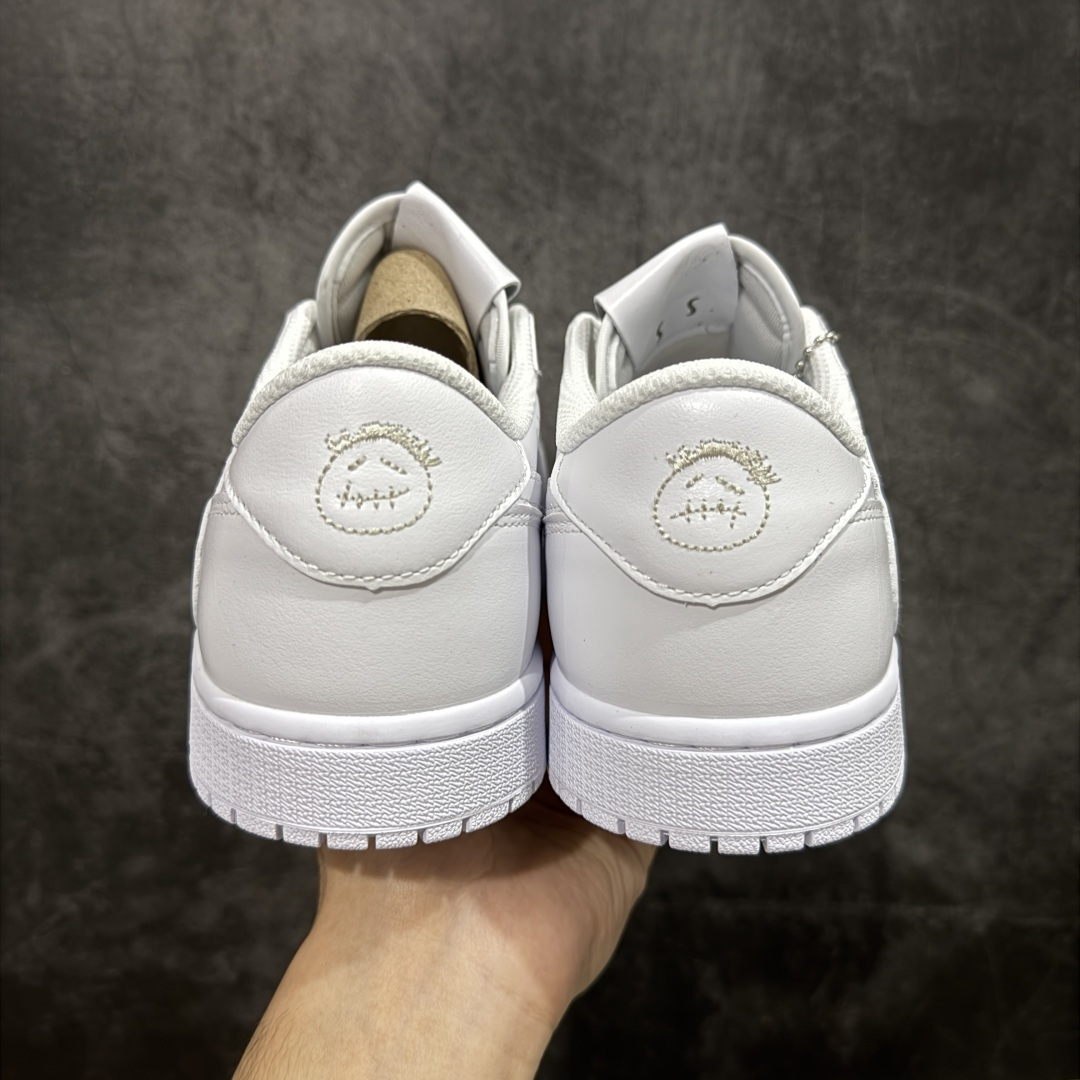 【纯原】Air Jordan 1 x Travis Scott AJ1 x TS联名纯白倒钩低帮 TD1
