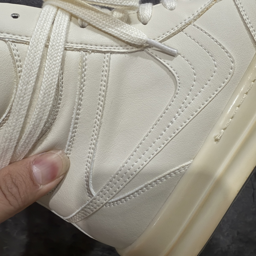 莞产G版RO / Rick Owens 瑞克·欧文斯 复古OG元年大耐克 米白色皮面高帮-莆田鞋,莆田鞋货源,高仿鞋,高仿鞋货源,安福档口,莆田高仿鞋,莆田鞋批发,高仿鞋批发,莆田高仿运动鞋,高仿运动鞋,莆田运动鞋 莞产G版RO / Rick Owens 瑞克·欧文斯 复古OG元年大耐克 米白色皮面高帮
