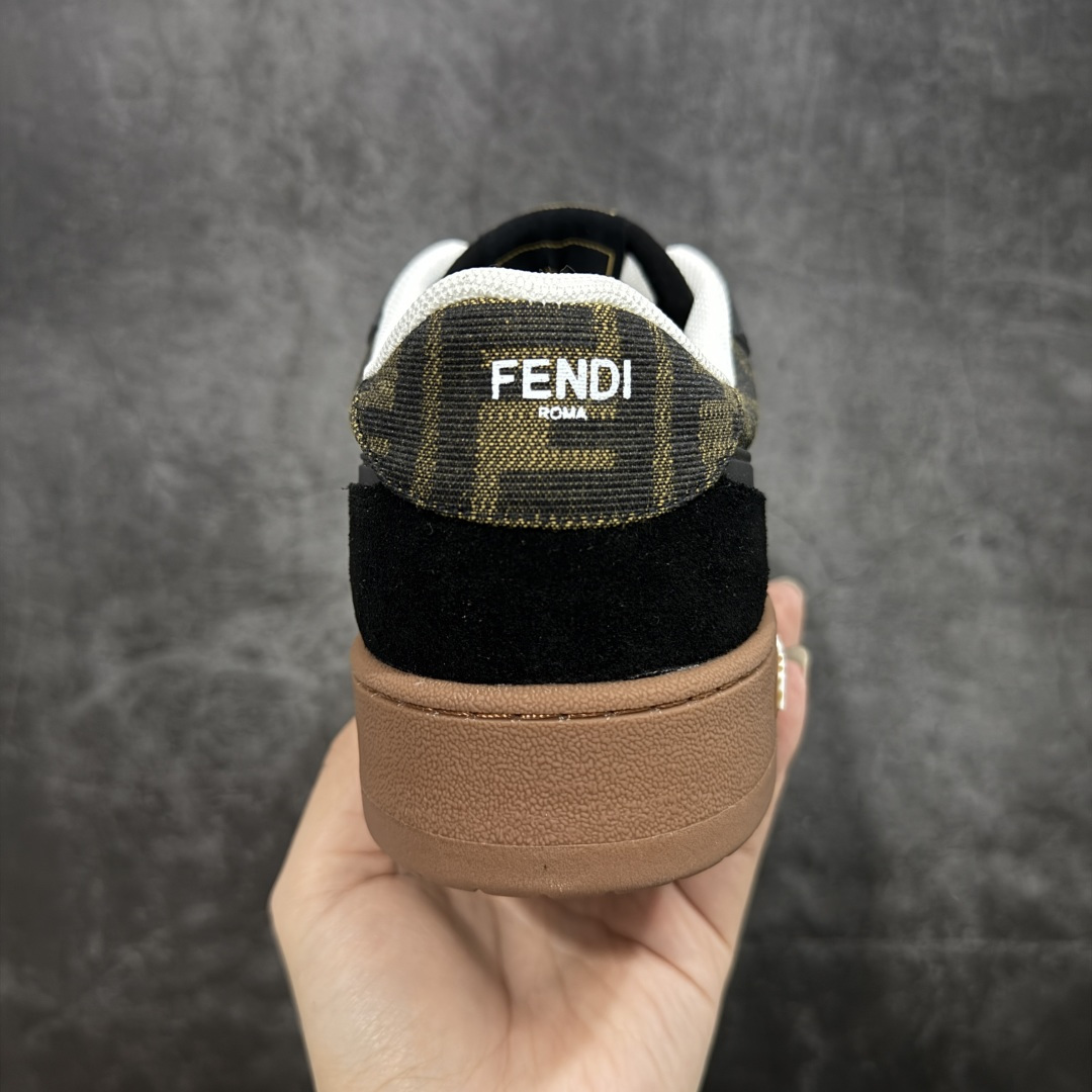 【纯原】广奢高端货 FENDI芬迪 Match 绒面皮革 压纹系带 明星同款✦ 官方同源渠道 · 原装订