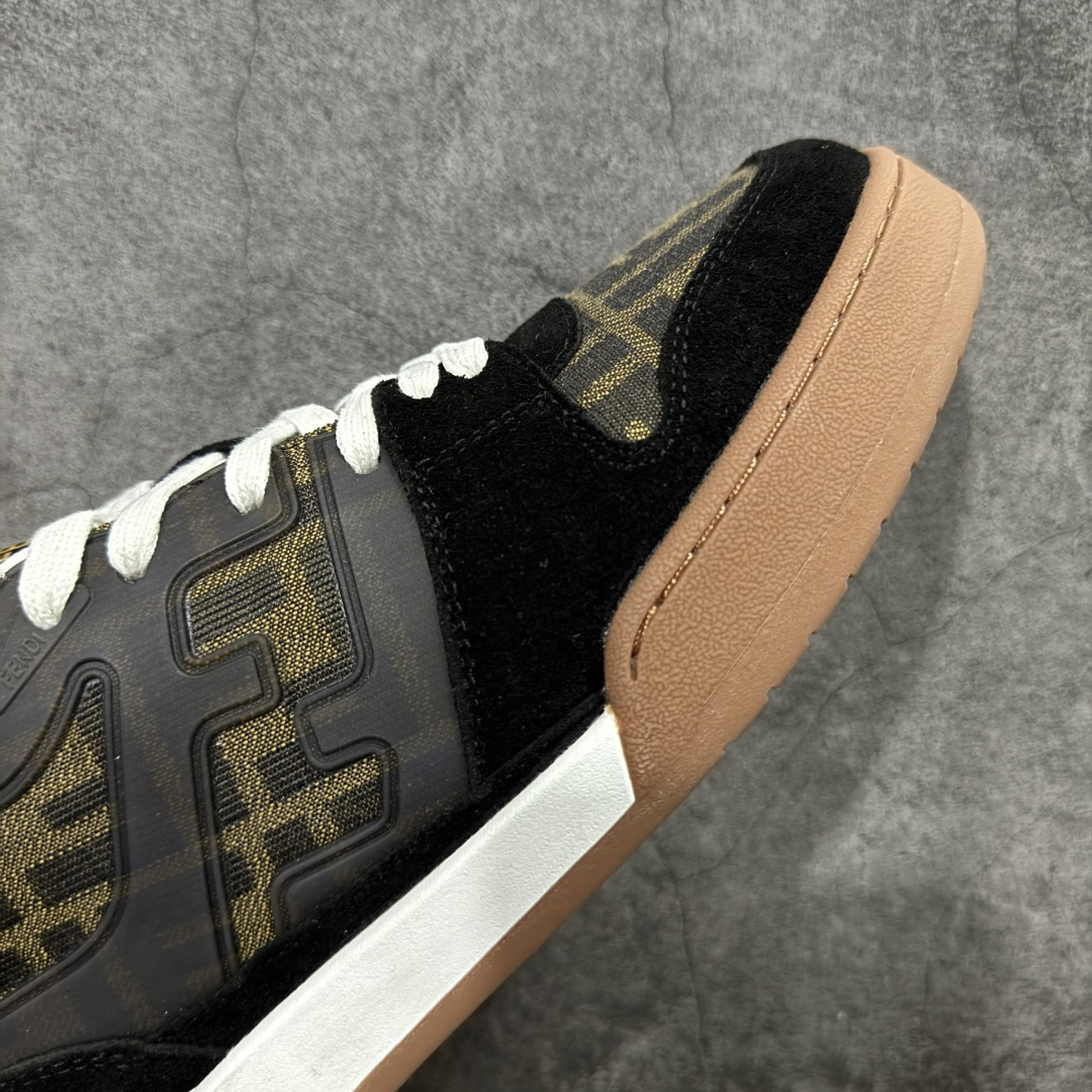 【纯原】广奢高端货 FENDI芬迪 Match 绒面皮革 压纹系带 明星同款✦ 官方同源渠道 · 原装订