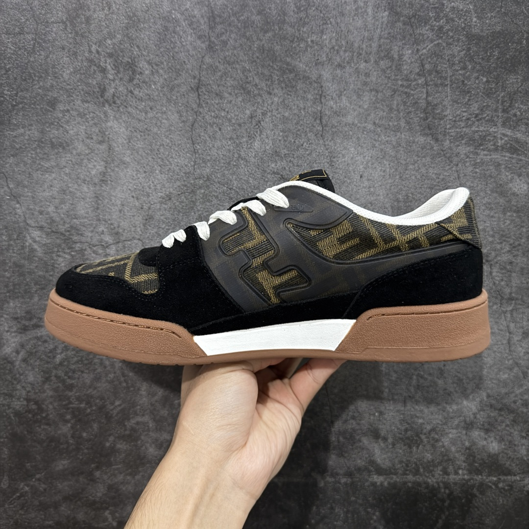 【纯原】广奢高端货 FENDI芬迪 Match 绒面皮革 压纹系带 明星同款✦ 官方同源渠道 · 原装订