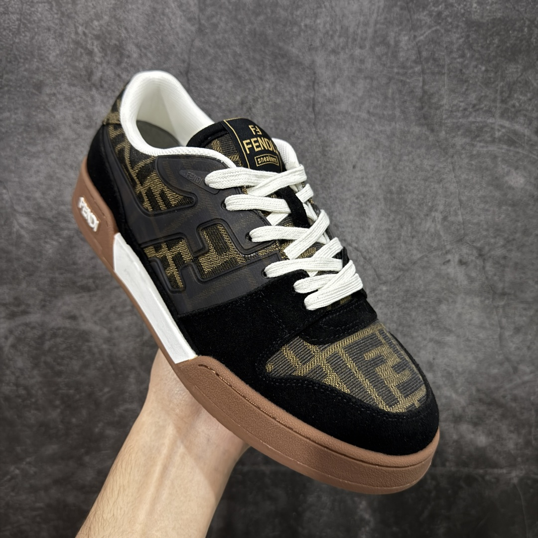 【纯原】广奢高端货 FENDI芬迪 Match 绒面皮革 压纹系带 明星同款✦ 官方同源渠道 · 原装订