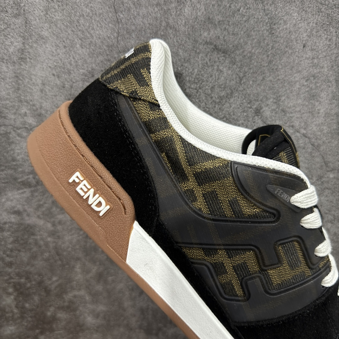 【纯原】广奢高端货 FENDI芬迪 Match 绒面皮革 压纹系带 明星同款✦ 官方同源渠道 · 原装订