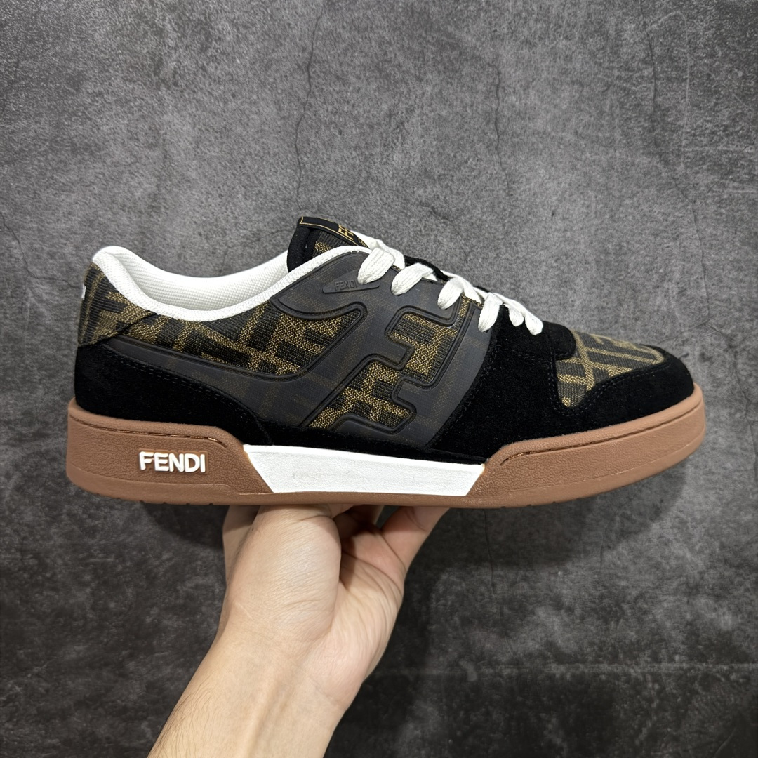 【纯原】广奢高端货 FENDI芬迪 Match 绒面皮革 压纹系带 明星同款✦ 官方同源渠道 · 原装订