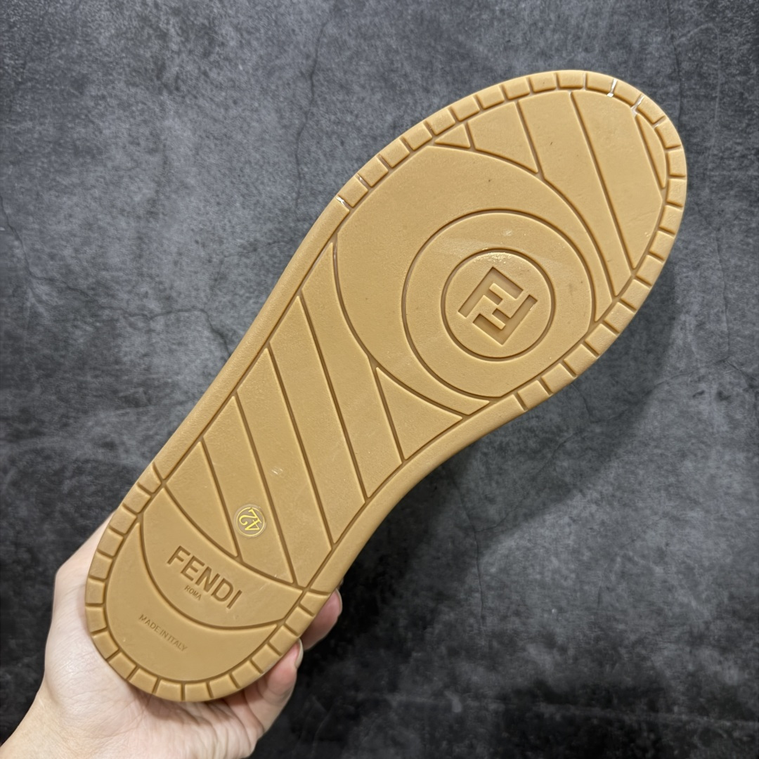 【纯原】广奢高端货 FENDI芬迪 Match 绒面皮革 压纹系带 明星同款✦ 官方同源渠道 · 原装订