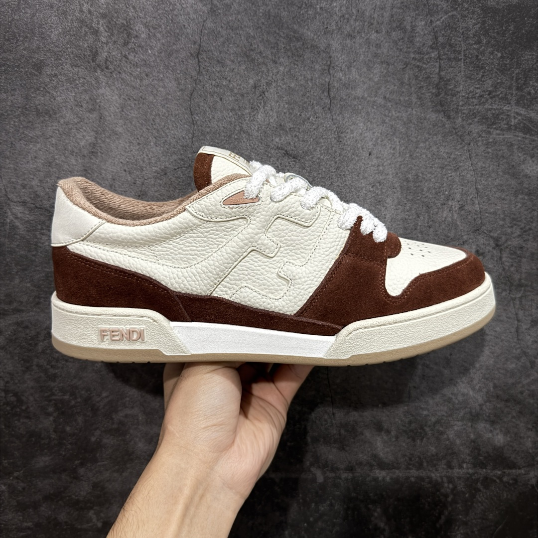 【纯原】广奢高端货 FENDI芬迪 Match 绒面皮革 压纹系带 明星同款✦ 官方同源渠道 · 原装订