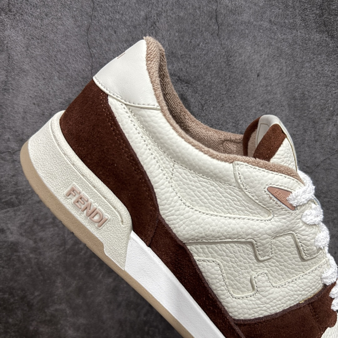 【纯原】广奢高端货 FENDI芬迪 Match 绒面皮革 压纹系带 明星同款✦ 官方同源渠道 · 原装订