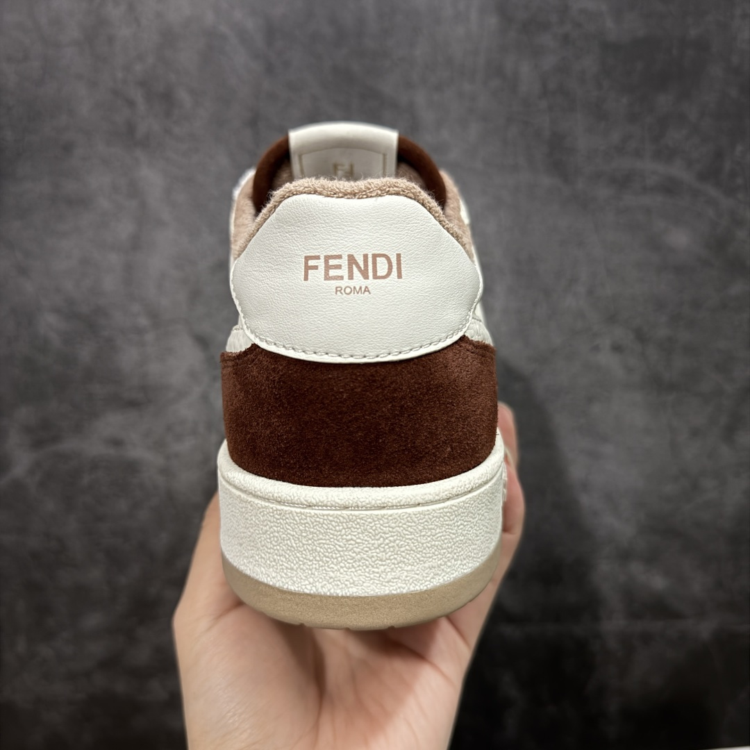 【纯原】广奢高端货 FENDI芬迪 Match 绒面皮革 压纹系带 明星同款✦ 官方同源渠道 · 原装订