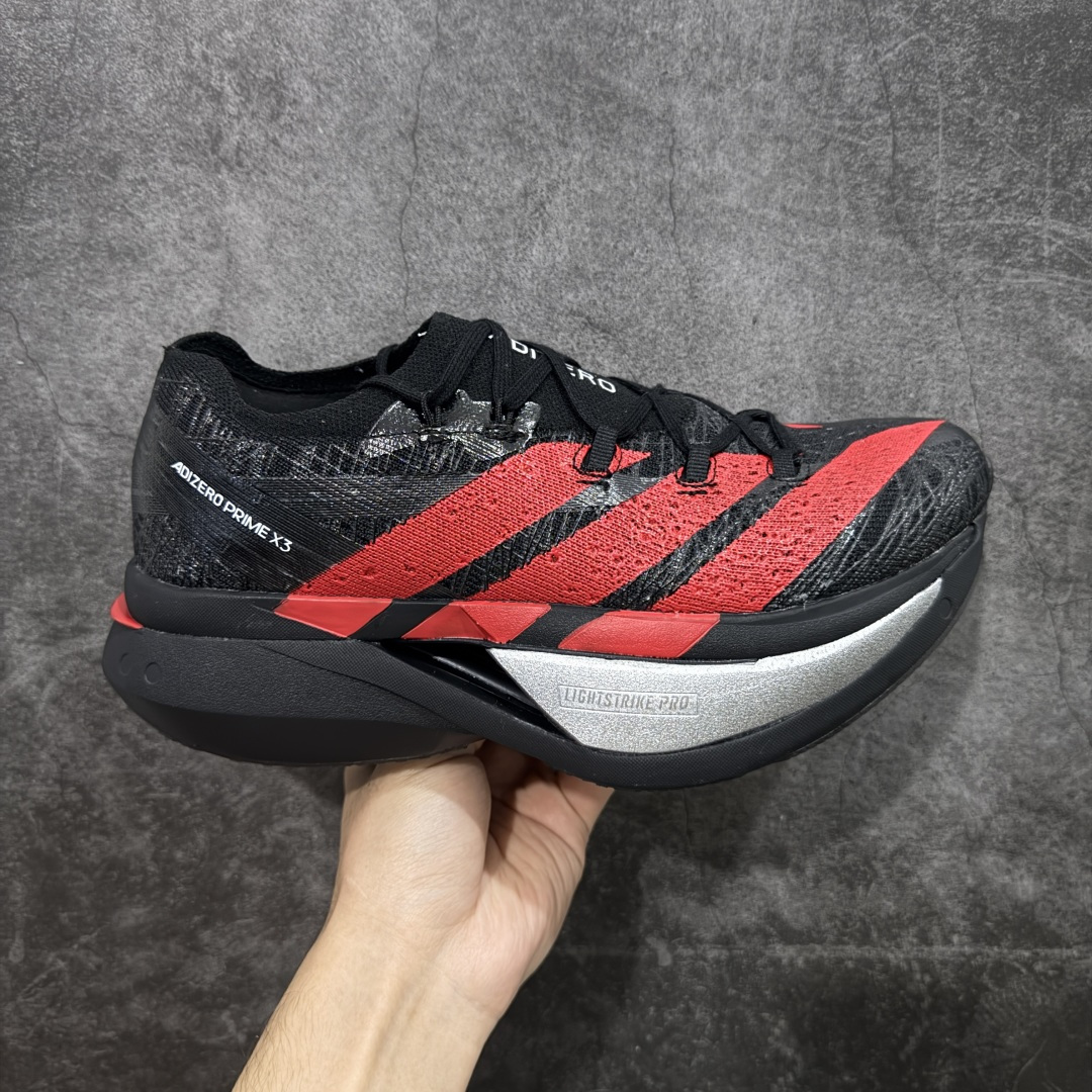 【纯原组合底】adidas Adizero Prime X 3.0 Strung 舒适防滑耐磨 低帮 长跑短跑跑步鞋 男女同款 KJ6946 原鞋数据开版 带全掌碳板 碳柱 顶级发泡爆米花六层组合大底 跑步健身无忧 超高颜值 百搭款 尺码:36 37 38 39 404142 43 44 45-选品中心