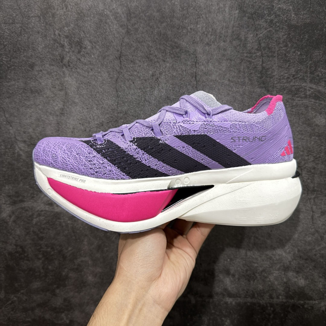 图片[2]-【纯原组合底】adidas Adizero Prime X 3.0 Strung 舒适防滑耐磨 低帮 长跑短跑跑步鞋 男女同款 JQ2801 原鞋数据开版 带全掌碳板 碳柱 顶级发泡爆米花六层组合大底 跑步健身无忧 超高颜值 百搭款 尺码：36 37 38 39 404142 43 44 45-选品中心