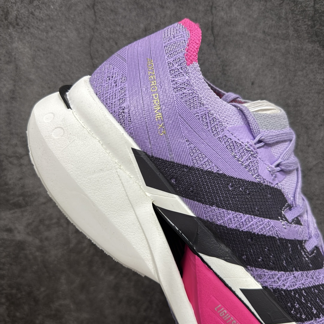 图片[7]-【纯原组合底】adidas Adizero Prime X 3.0 Strung 舒适防滑耐磨 低帮 长跑短跑跑步鞋 男女同款 JQ2801 原鞋数据开版 带全掌碳板 碳柱 顶级发泡爆米花六层组合大底 跑步健身无忧 超高颜值 百搭款 尺码：36 37 38 39 404142 43 44 45-选品中心