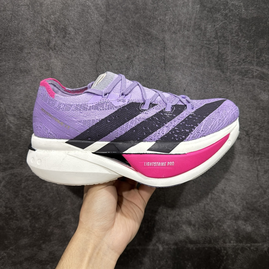【纯原组合底】adidas Adizero Prime X 3.0 Strung 舒适防滑耐磨 低帮 长跑短跑跑步鞋 男女同款 JQ2801 原鞋数据开版 带全掌碳板 碳柱 顶级发泡爆米花六层组合大底 跑步健身无忧 超高颜值 百搭款 尺码:36 37 38 39 404142 43 44 45-选品中心