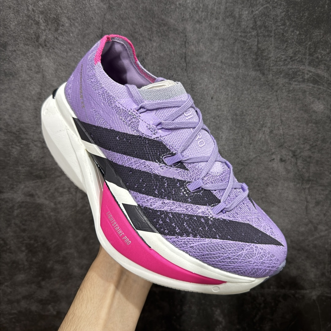 图片[3]-【纯原组合底】adidas Adizero Prime X 3.0 Strung 舒适防滑耐磨 低帮 长跑短跑跑步鞋 男女同款 JQ2801 原鞋数据开版 带全掌碳板 碳柱 顶级发泡爆米花六层组合大底 跑步健身无忧 超高颜值 百搭款 尺码：36 37 38 39 404142 43 44 45-选品中心