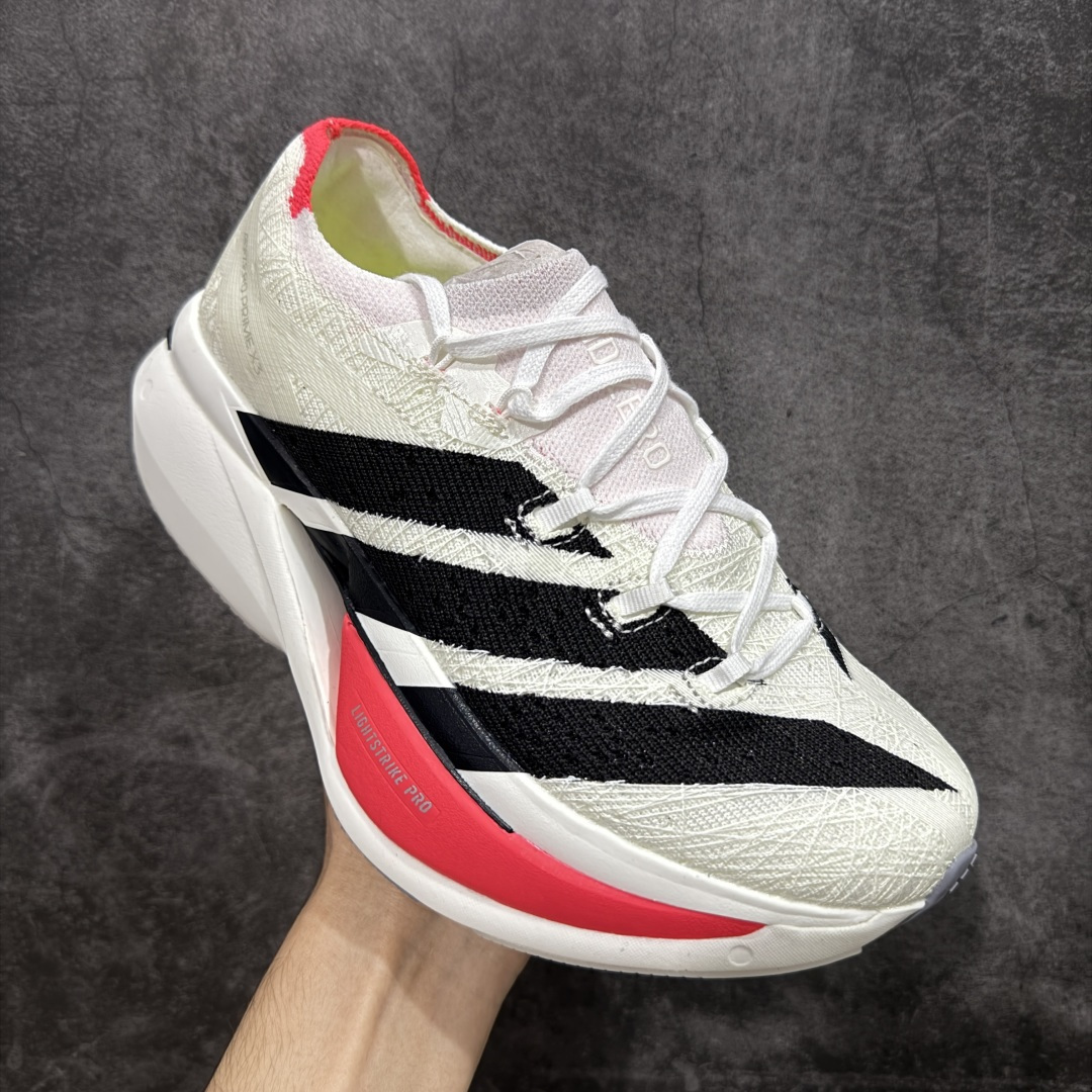 图片[3]-【纯原组合底】adidas Adizero Prime X 3.0 Strung 舒适防滑耐磨 低帮 长跑短跑跑步鞋 男女同款 JR2597 原鞋数据开版 带全掌碳板 碳柱 顶级发泡爆米花六层组合大底 跑步健身无忧 超高颜值 百搭款 尺码：36 37 38 39 404142 43 44 45-选品中心