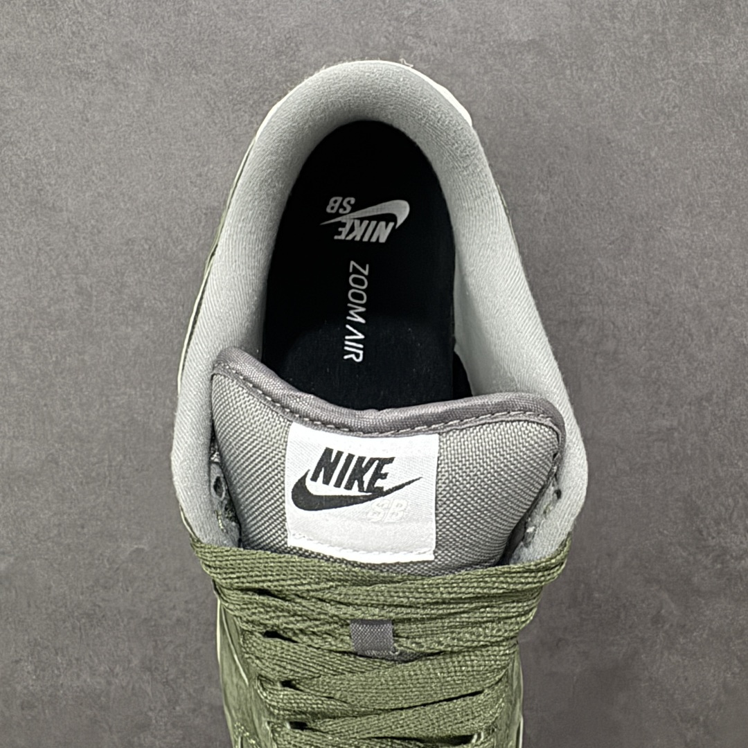 图片[7]-【公司级】Nike SB Dunk Low 生胶军绿 SB低帮休闲板鞋  #大厂纯原品质出货 清洁度 电绣工艺 皮料切割干净无任何毛边 细节完美 货号：HJ0367-301  尺码：36 36.5 37.5 38 38.5 39 40 40.5 41 42 42.5 43 44 44.5 45 46-选品中心