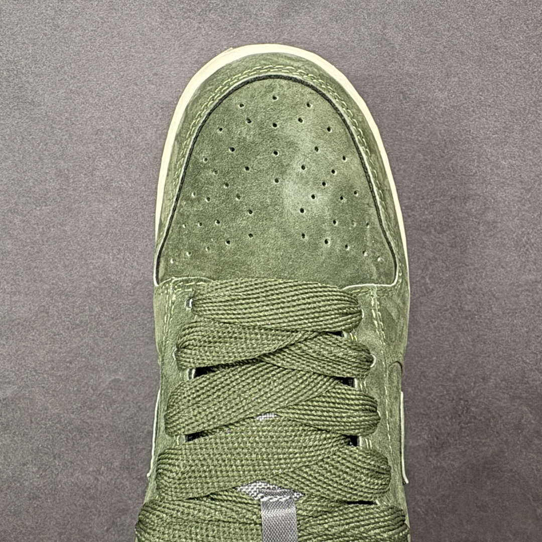 图片[8]-【公司级】Nike SB Dunk Low 生胶军绿 SB低帮休闲板鞋  #大厂纯原品质出货 清洁度 电绣工艺 皮料切割干净无任何毛边 细节完美 货号：HJ0367-301  尺码：36 36.5 37.5 38 38.5 39 40 40.5 41 42 42.5 43 44 44.5 45 46-选品中心