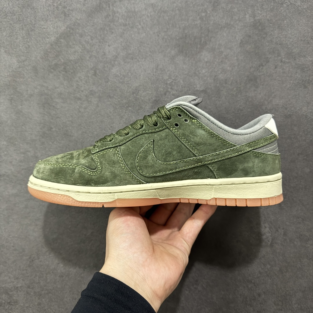 图片[2]-【公司级】Nike SB Dunk Low 生胶军绿 SB低帮休闲板鞋  #大厂纯原品质出货 清洁度 电绣工艺 皮料切割干净无任何毛边 细节完美 货号：HJ0367-301  尺码：36 36.5 37.5 38 38.5 39 40 40.5 41 42 42.5 43 44 44.5 45 46-选品中心