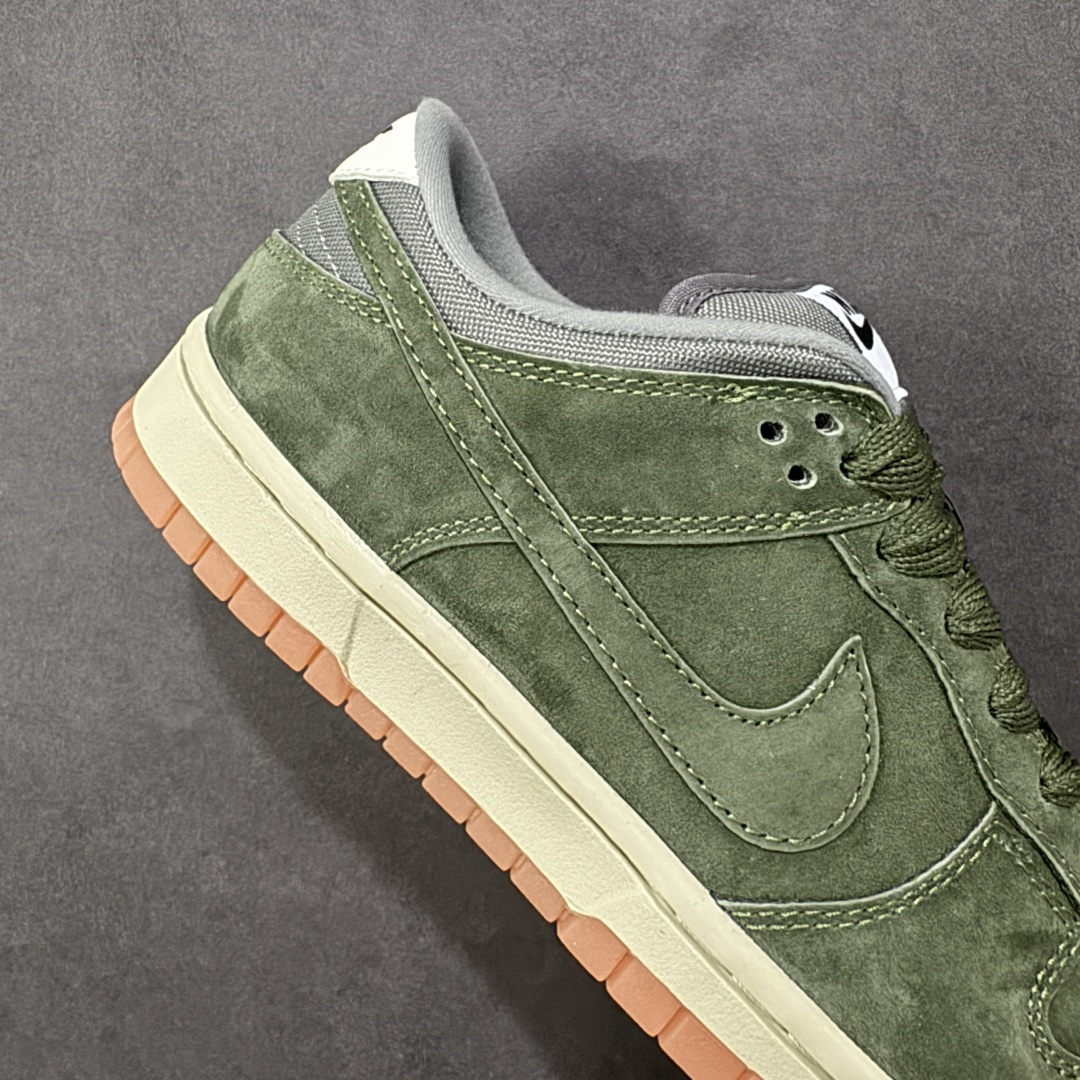 图片[6]-【公司级】Nike SB Dunk Low 生胶军绿 SB低帮休闲板鞋  #大厂纯原品质出货 清洁度 电绣工艺 皮料切割干净无任何毛边 细节完美 货号：HJ0367-301  尺码：36 36.5 37.5 38 38.5 39 40 40.5 41 42 42.5 43 44 44.5 45 46-选品中心