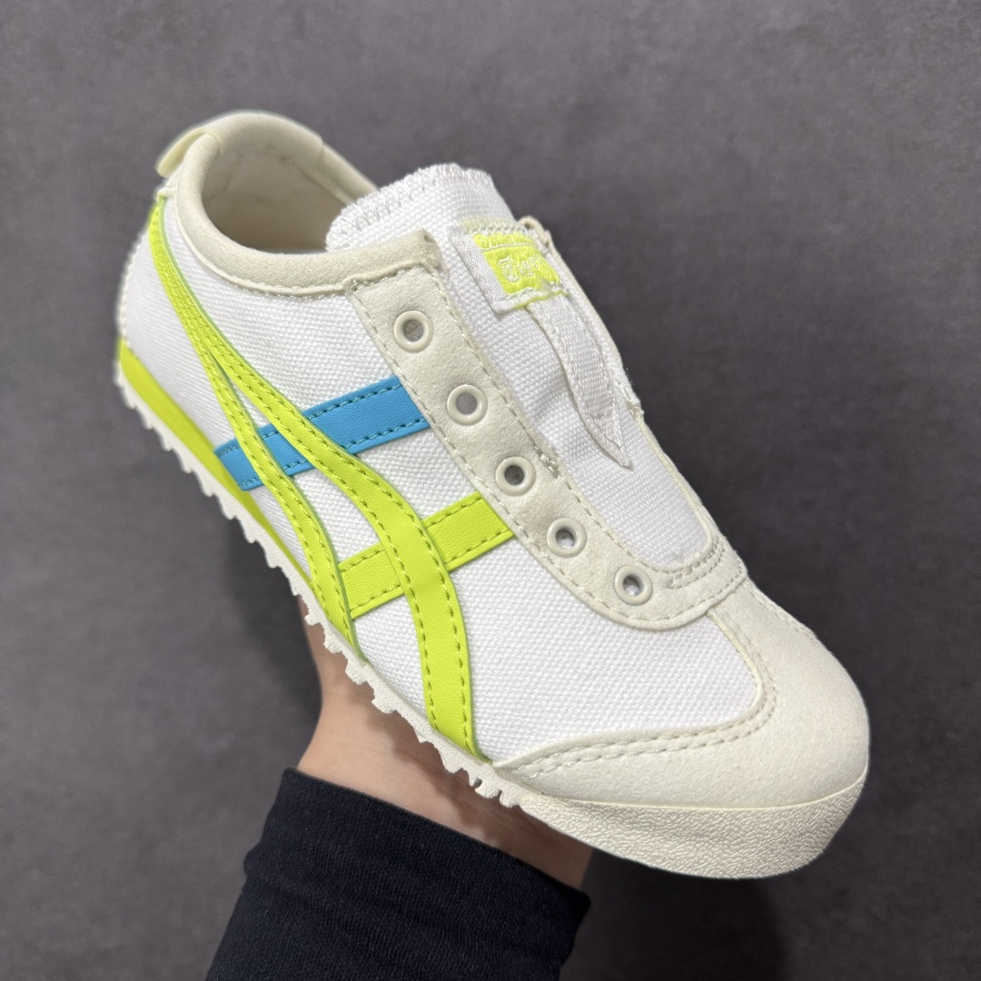 图片[3]-童鞋Onitsuka Tiger鬼冢虎 Mexico 66 Slip-on 一脚蹬低帮夏季透气运动休闲鞋 货号：1184A085-109 尺码：27-35-选品中心