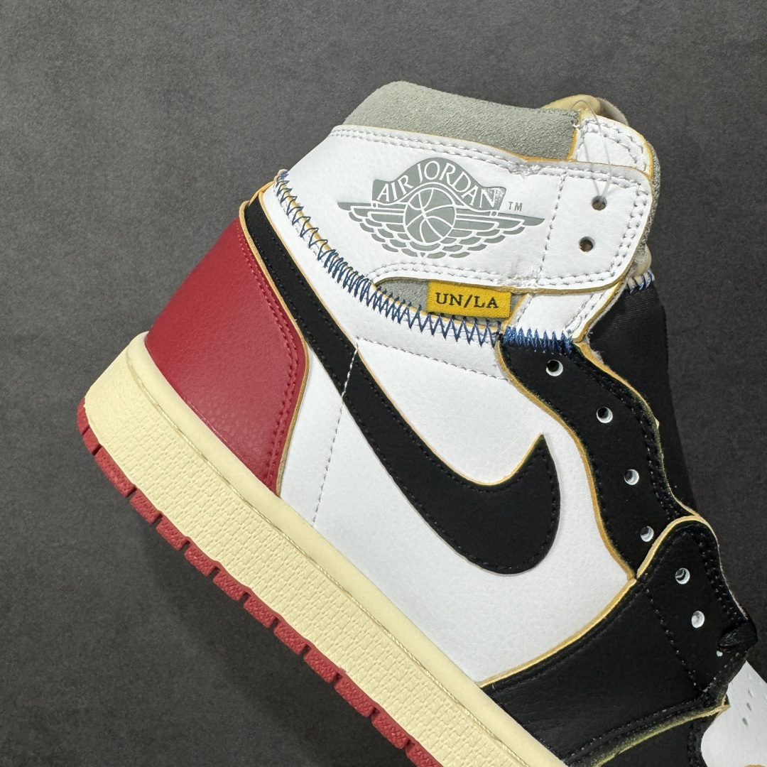 图片[6]-【公司级】Fragment Design x Union x Jordan Air Jordan 1 Retro High Og Nrg 三方联名款 牛皮 舒适 防滑 高帮 复古篮球鞋 男女同款 Air Jordan 1于1985年推出，是耐克第一双以乔丹名字命名的篮球鞋，正是这双鞋，开启了一个时代。Air Jordan 1外形的灵感来自于在当年风靡一时的AirForce 1，同时降低中底厚度，减轻重量，增加贴地感，并采用了后掌Air Sole气垫和最经典的飞翼Logo来自于当时的Nike创意总监Peter Moore。 货号：BV1300-106 尺码：36 36.5 37.5 38 38.5 39 40 40.5 41 42 42.5 43 44 44.5 45 46 47.5 编码：YBB210220-选品中心
