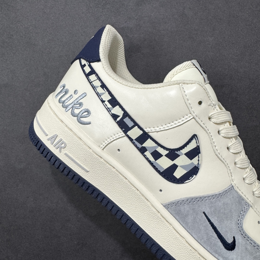【纯原】Nike Air Force 1'07 Low 奶白蓝拼接 空军一号低帮休闲板鞋 NH0601-