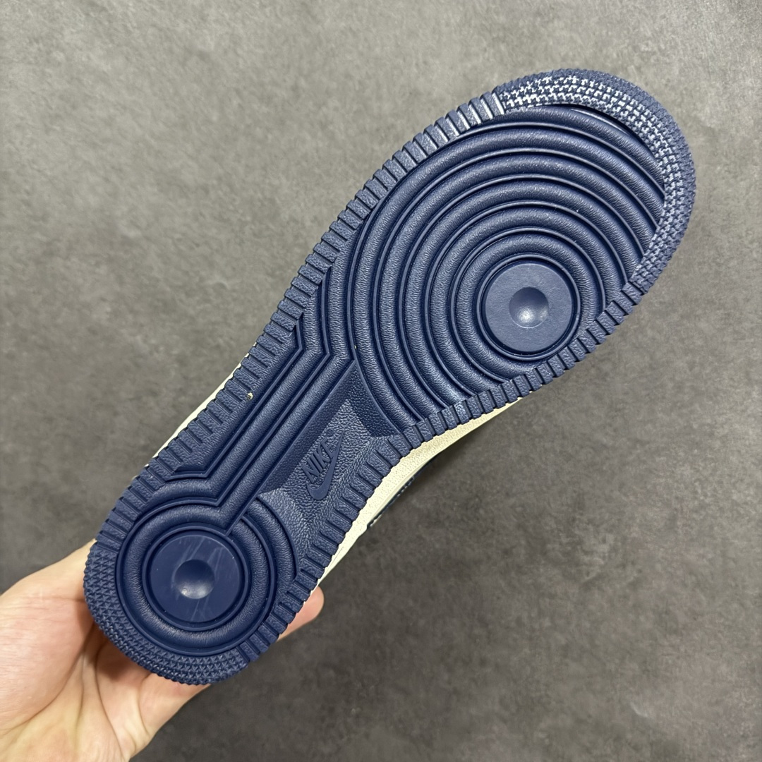 【纯原】Nike Air Force 1'07 Low 奶白蓝拼接 空军一号低帮休闲板鞋 NH0601-