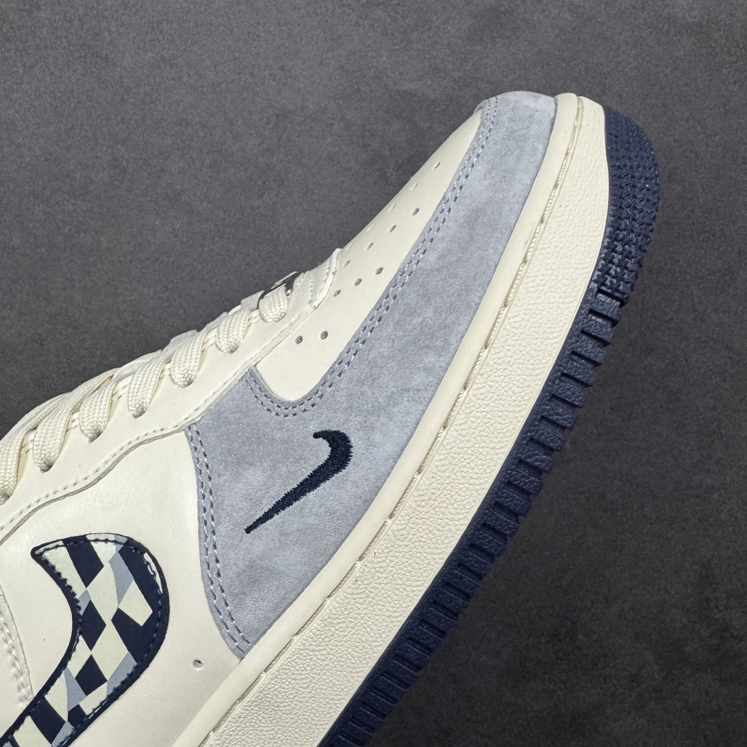 【纯原】Nike Air Force 1'07 Low 奶白蓝拼接 空军一号低帮休闲板鞋 NH0601-