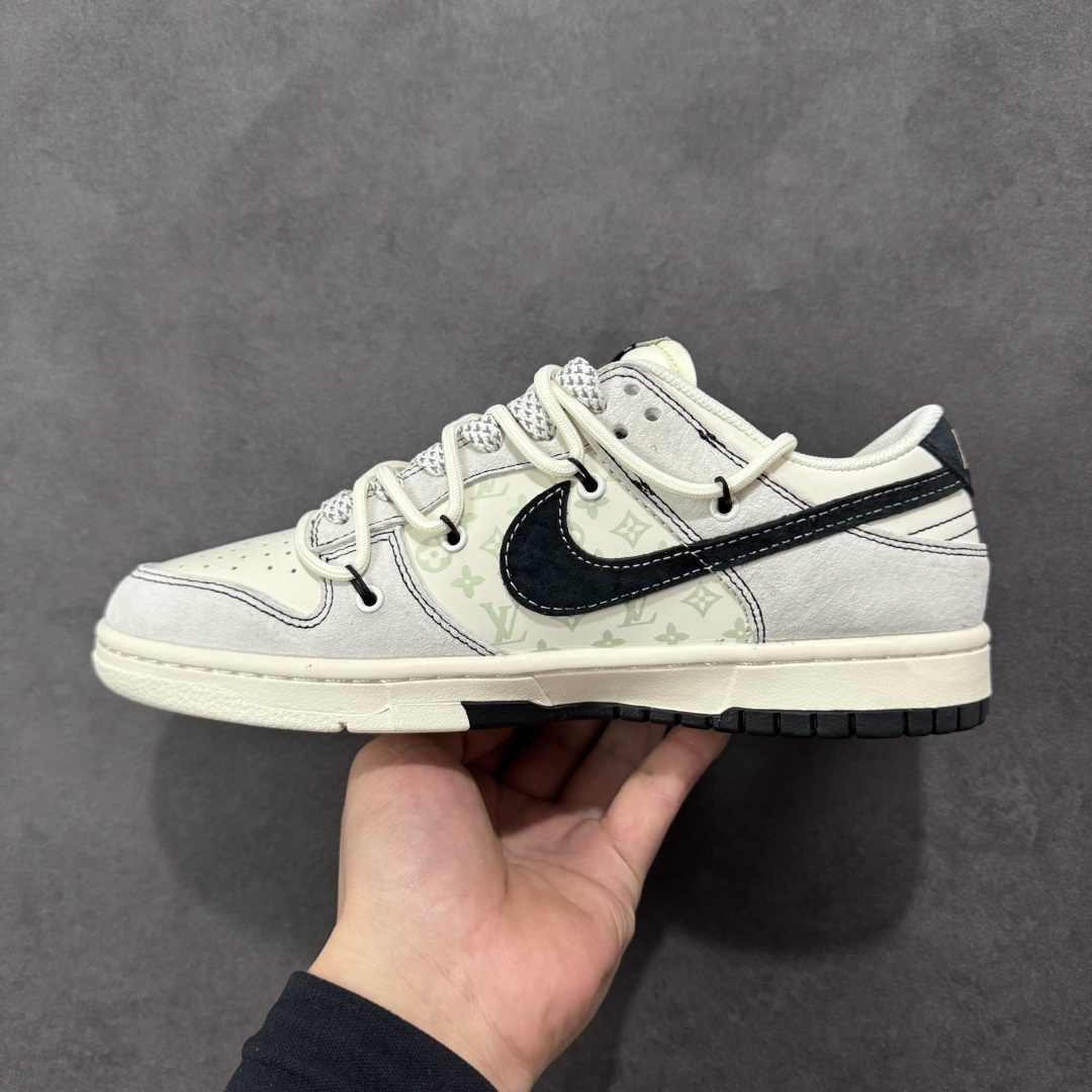 【纯原】Nike SB Dunk Low LV联名 灰涂鸦抽绳 周年高端定制 低帮休闲板鞋 CX5050