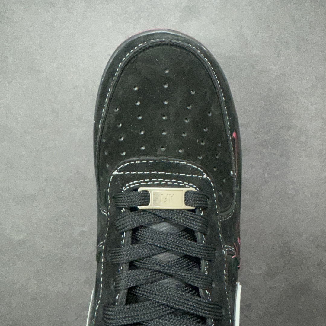 【纯原】Nike Air Force 1'07 Low Supreme联名 黑红鬼脸 空军一号低帮休闲板