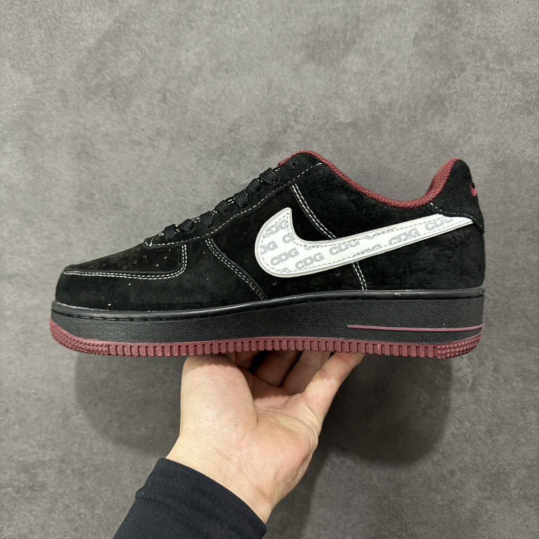 【纯原】Nike Air Force 1'07 Low Supreme联名 黑红鬼脸 空军一号低帮休闲板
