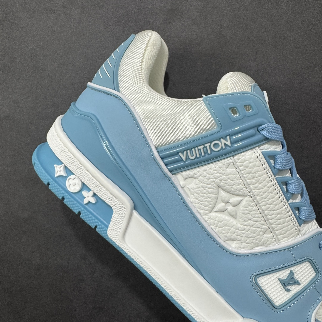 图片[6]-【广东纯原版本】LV Run Away 运动鞋 拼接 Epi 牛皮革和 Monogram 压纹粒面牛皮革，再现传统跑鞋的灵感启发。楔形外底延续标志性设计，品牌字母和标识分饰鞋舌和鞋后。Monogram 压纹粒面牛皮革和 Epi 牛皮革橡胶外底 尺码：35-46 编码：FJB390400-选品中心