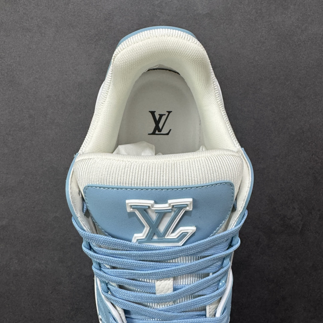 图片[7]-【广东纯原版本】LV Run Away 运动鞋 拼接 Epi 牛皮革和 Monogram 压纹粒面牛皮革，再现传统跑鞋的灵感启发。楔形外底延续标志性设计，品牌字母和标识分饰鞋舌和鞋后。Monogram 压纹粒面牛皮革和 Epi 牛皮革橡胶外底 尺码：35-46 编码：FJB390400-选品中心