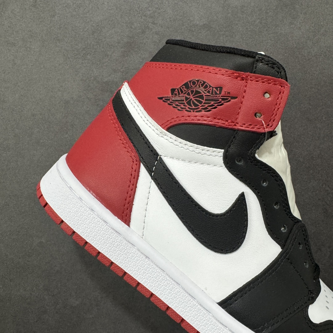 图片[6]-【公司级头层版】Air Jordan 1 High OG 高帮 AJ1 乔丹1代 aj1 乔1 高邦 金人吊牌 乔丹篮球鞋系列555088-125 采用正确头层皮组合荔枝纹头层皮革鞋面材质 中底注胶孔及缜密中底拉帮工艺 内置气垫及耐磨橡胶大底 尺码：36-47带半码-选品中心