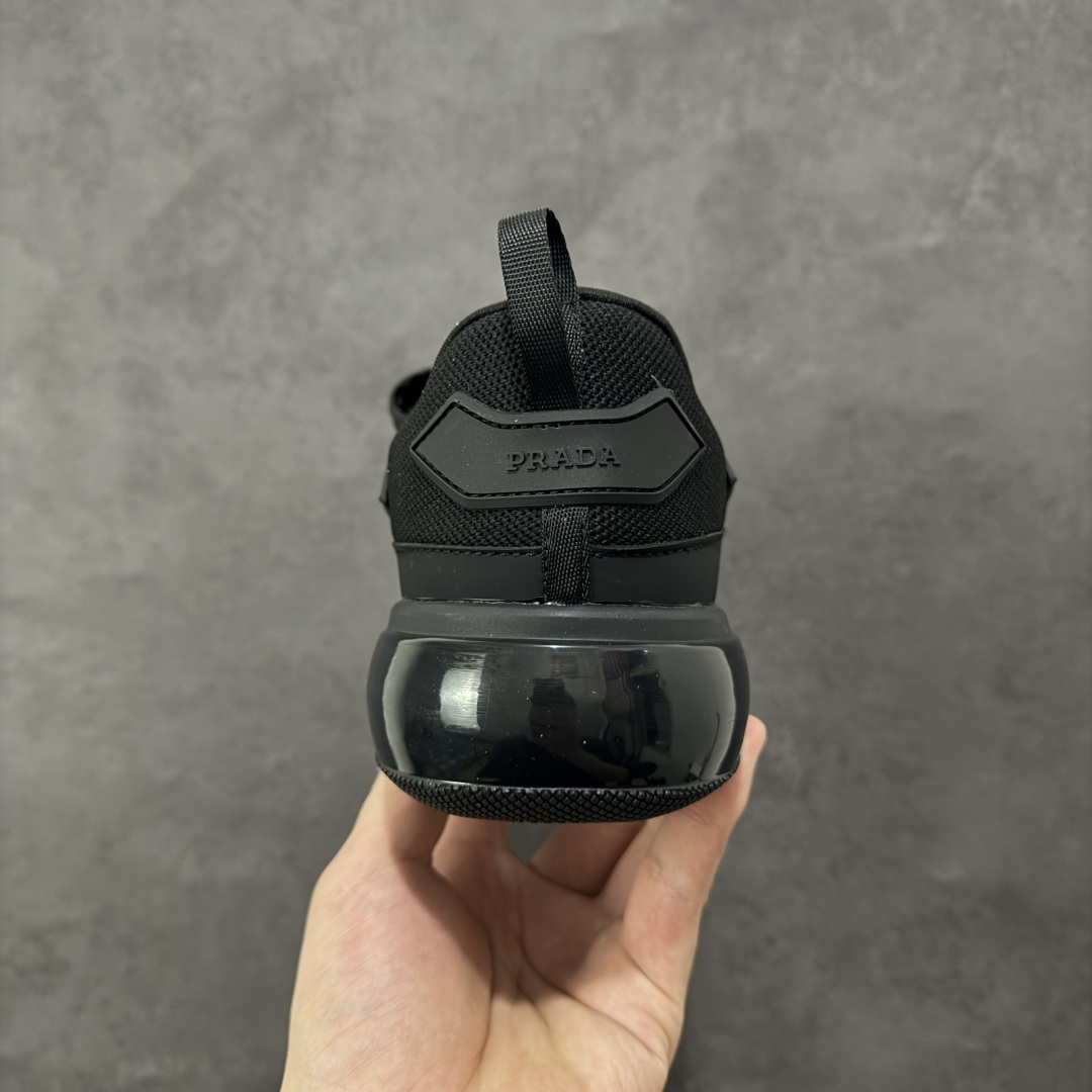 图片[4]-【公司级】普拉达Prada America\”s Cup Soft Rubber Sneakers 美洲杯系列低帮系带简约百搭休闲运动慢跑鞋 货号：AJ9053 尺码：40 41 42 43 44 45 编码：LNHB240250-选品中心