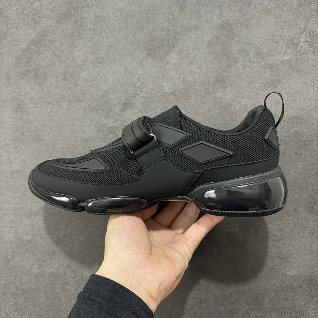 图片[2]-【公司级】普拉达Prada America\”s Cup Soft Rubber Sneakers 美洲杯系列低帮系带简约百搭休闲运动慢跑鞋 货号：AJ9053 尺码：40 41 42 43 44 45 编码：LNHB240250-选品中心