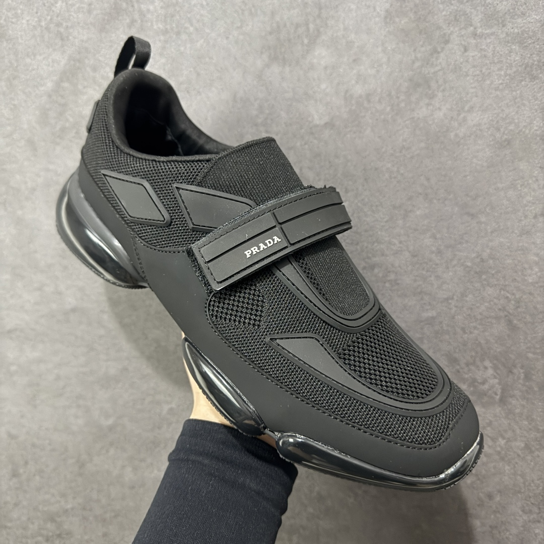 图片[3]-【公司级】普拉达Prada America\”s Cup Soft Rubber Sneakers 美洲杯系列低帮系带简约百搭休闲运动慢跑鞋 货号：AJ9053 尺码：40 41 42 43 44 45 编码：LNHB240250-选品中心