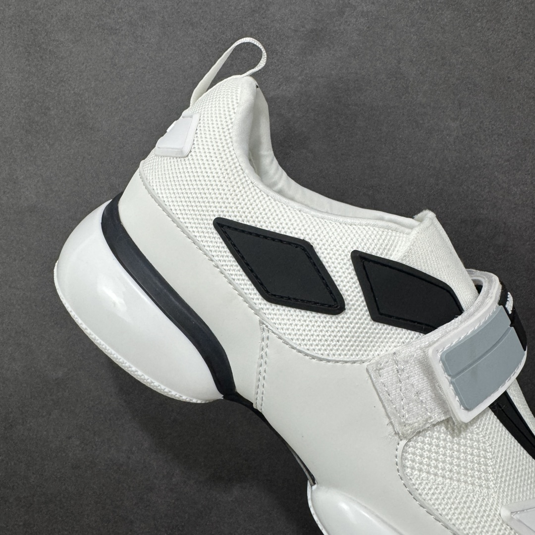 图片[6]-【公司级】普拉达Prada America\”s Cup Soft Rubber Sneakers 美洲杯系列低帮系带简约百搭休闲运动慢跑鞋 货号：AJ9053 尺码：40 41 42 43 44 45 编码：LNHB240250-选品中心