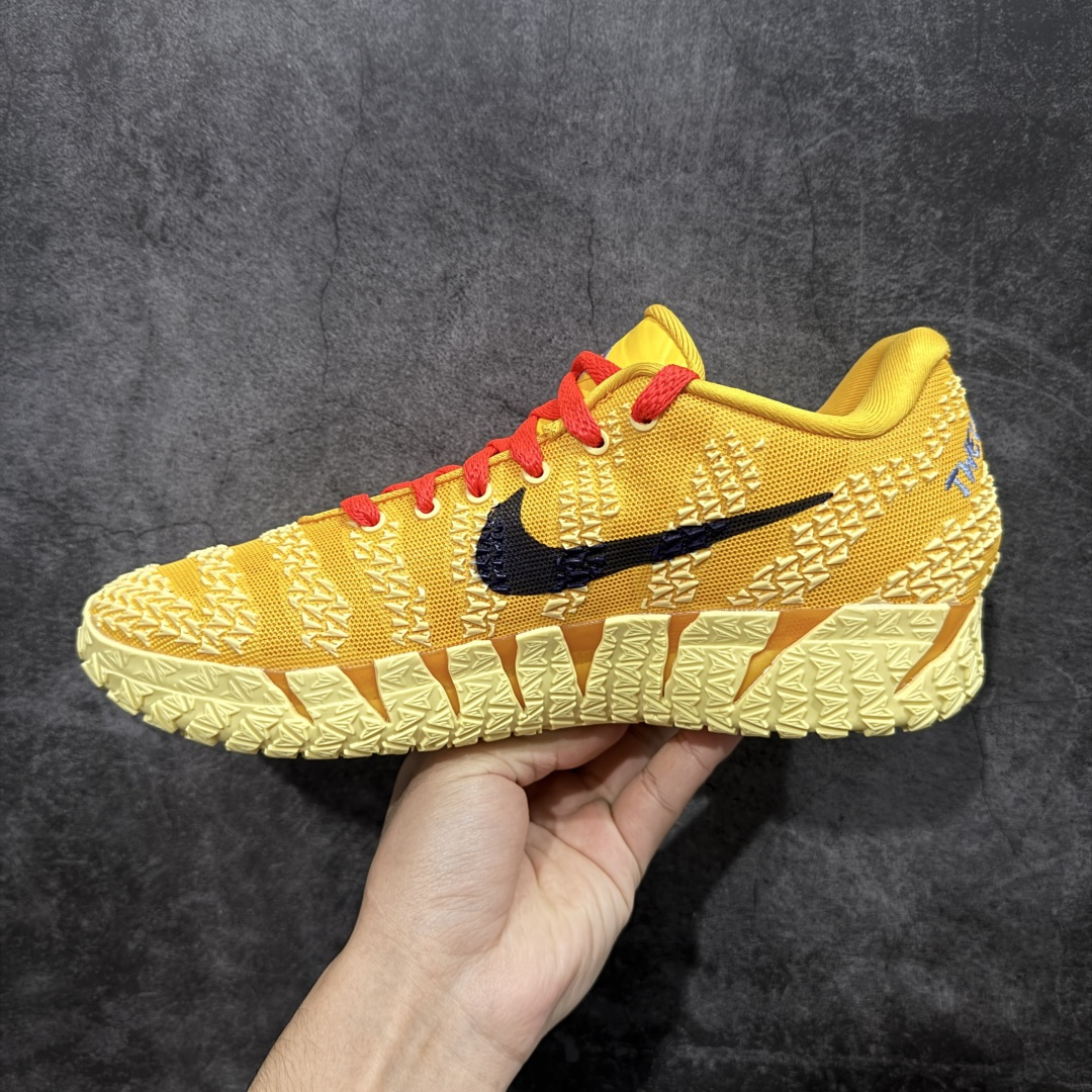 【纯原】NK Ja 3 Scratch EP 莫兰特三代柔软舒适防滑耐磨透气支撑轻便低帮篮球鞋 黄蓝鸳鸯