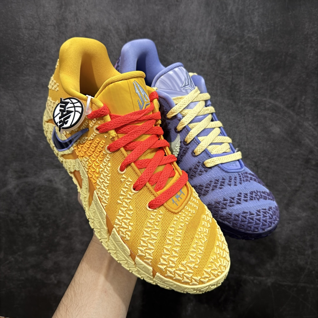 【纯原】NK Ja 3 Scratch EP 莫兰特三代柔软舒适防滑耐磨透气支撑轻便低帮篮球鞋 黄蓝鸳鸯