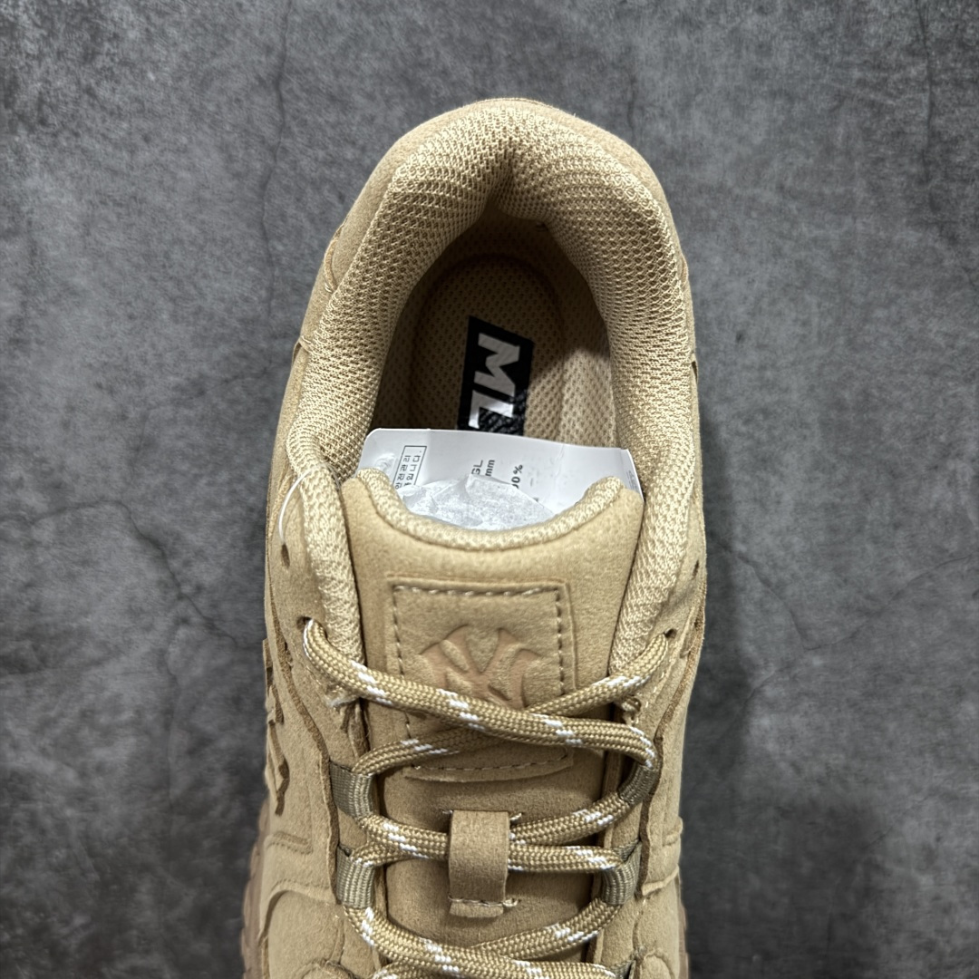 【纯原】MLB 纽约洋基队 双鞋带 轻量运动百搭 豆豆薄底鞋 防滑轻便 低帮 板鞋 男女同款 MLB官方