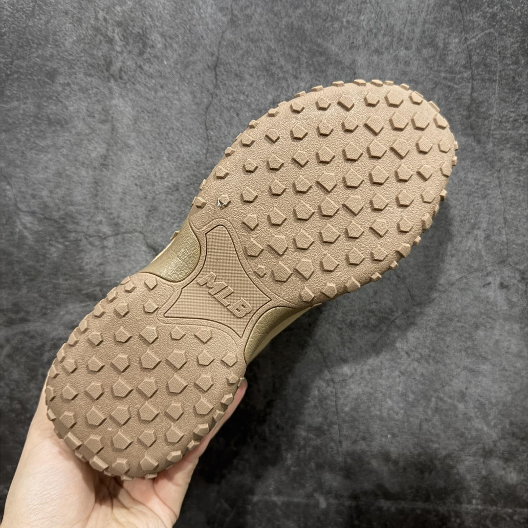 【纯原】MLB 纽约洋基队 双鞋带 轻量运动百搭 豆豆薄底鞋 防滑轻便 低帮 板鞋 男女同款 MLB官方