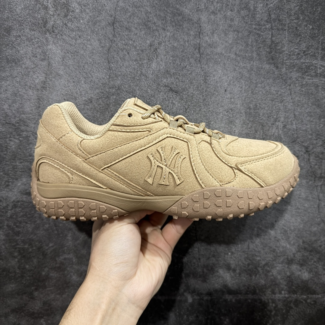 【纯原】MLB 纽约洋基队 双鞋带 轻量运动百搭 豆豆薄底鞋 防滑轻便 低帮 板鞋 男女同款 MLB官方