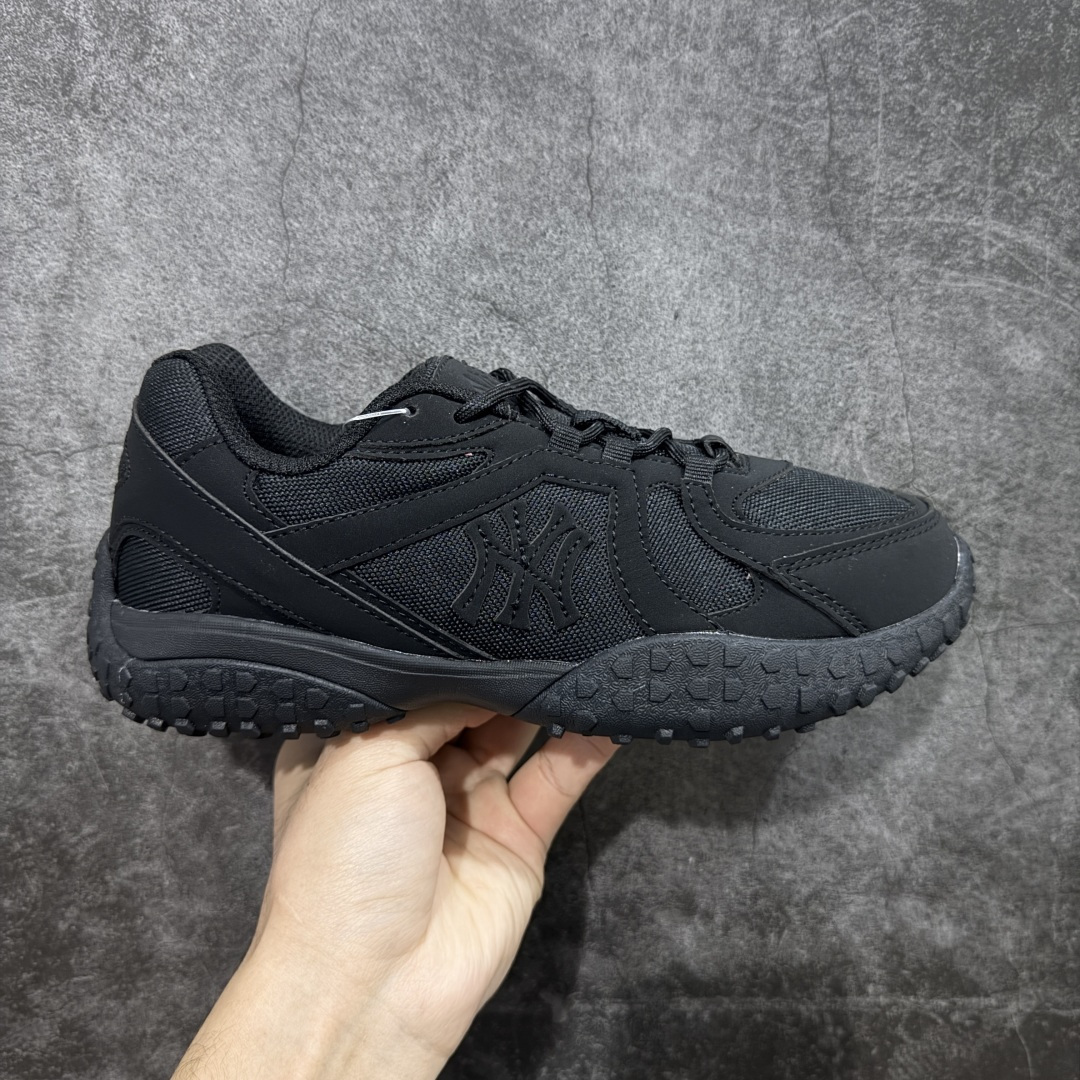 【纯原】MLB 纽约洋基队 双鞋带 轻量运动百搭 豆豆薄底鞋 防滑轻便 低帮 板鞋 男女同款 MLB官方