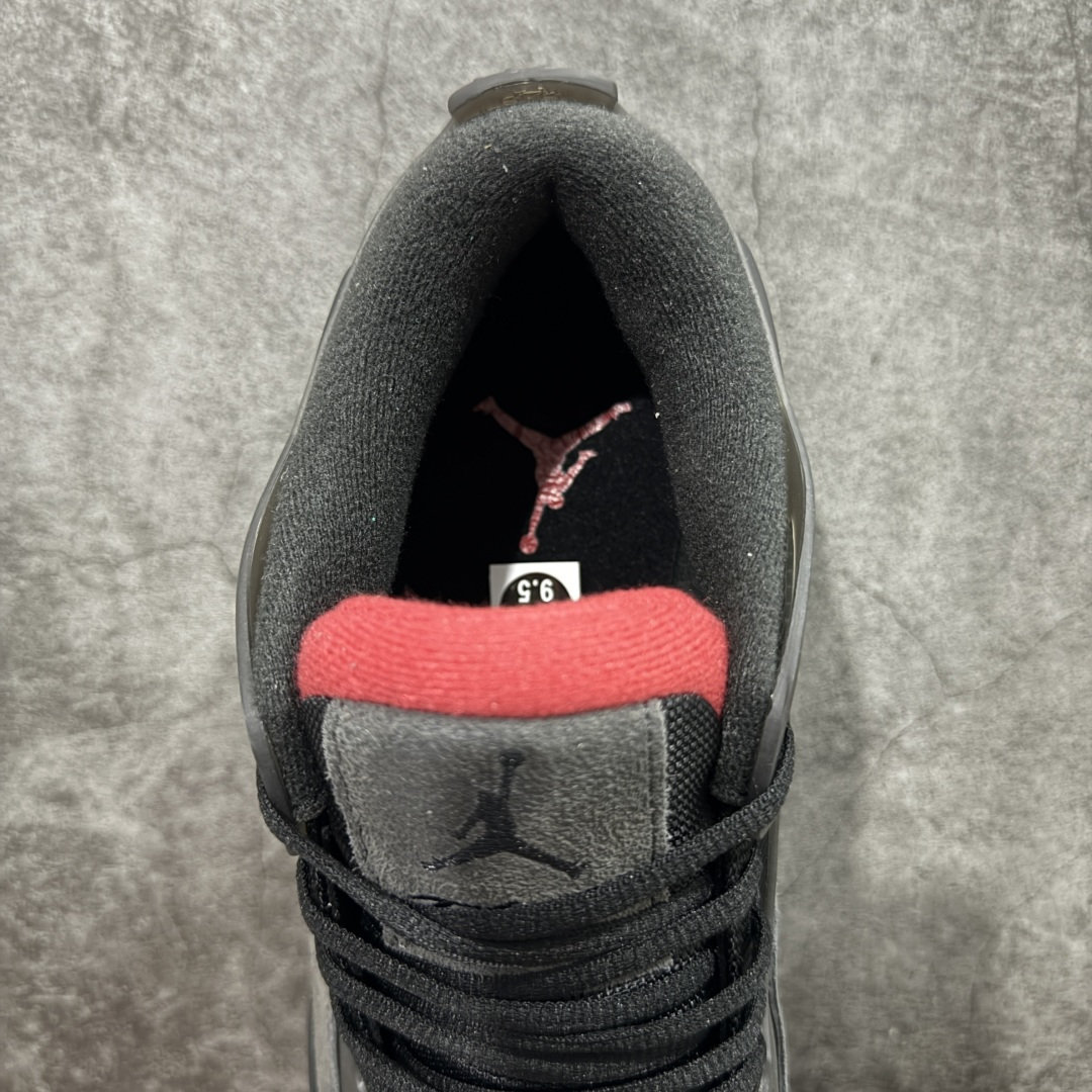 【纯原】Air Jordan AJ4 RM 重置 重制版低帮复古篮球鞋 黑红 FQ7939-060采用了
