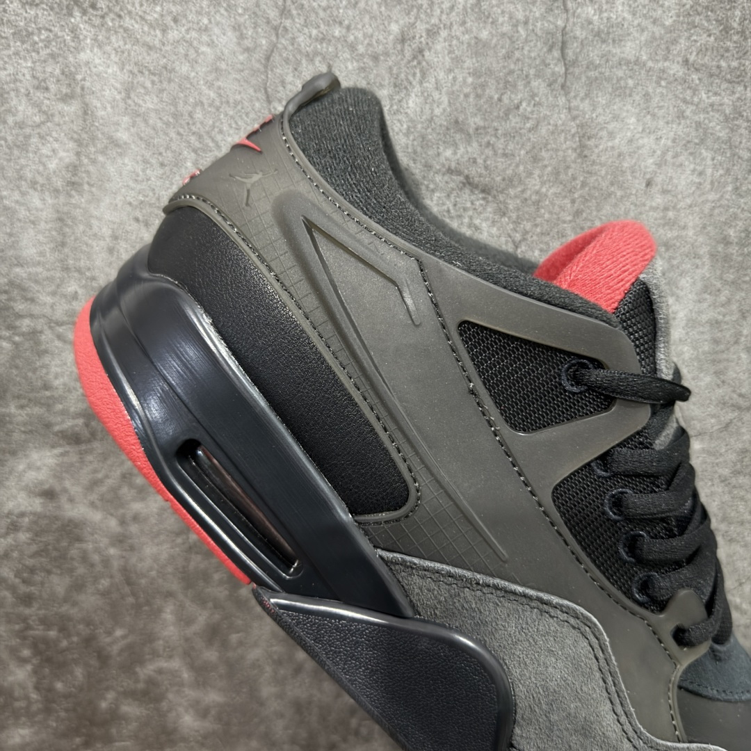 【纯原】Air Jordan AJ4 RM 重置 重制版低帮复古篮球鞋 黑红 FQ7939-060采用了