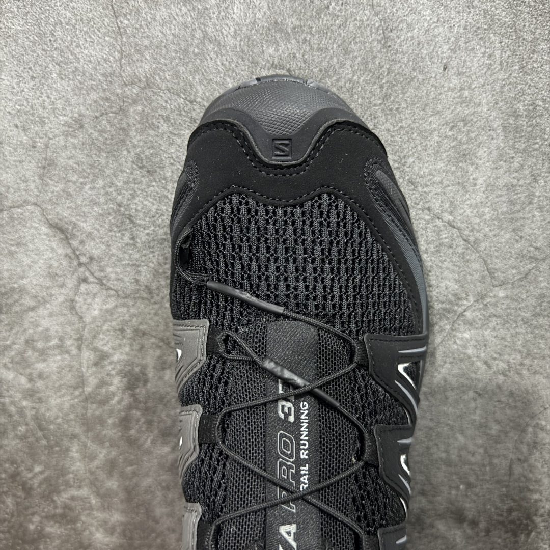 【纯原】SALOMON 萨洛蒙 XA PRO 3D 户外运动 网布减震防滑透气 低帮跑步鞋 男女同款 黑